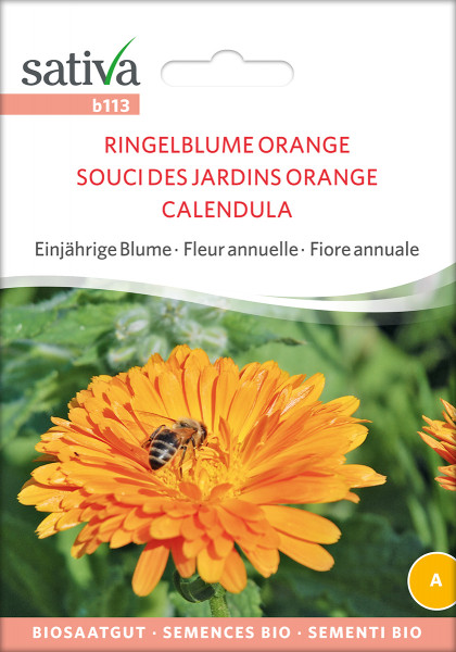 Ringelblume, Orange (demeter-Biosaatgut)