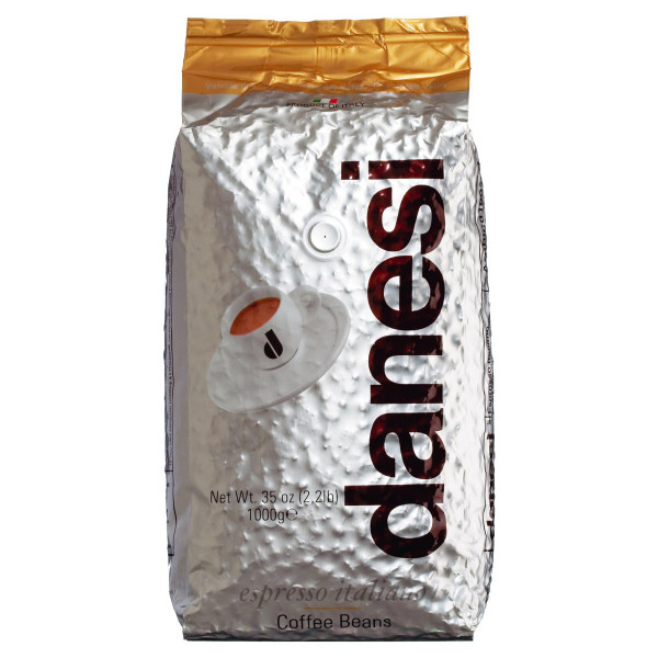 Espresso Oro von Danesi, ganze Bohnen, 1 kg 100 % Arabica