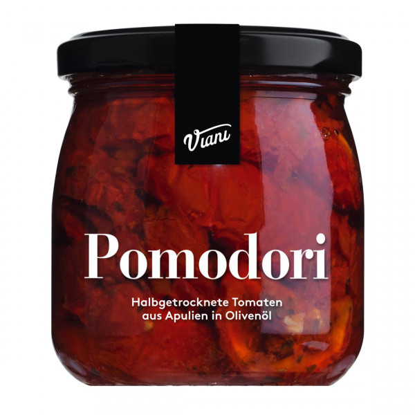 POMODORI - Halbgetrocknete Tomaten aus Apulien in Öl