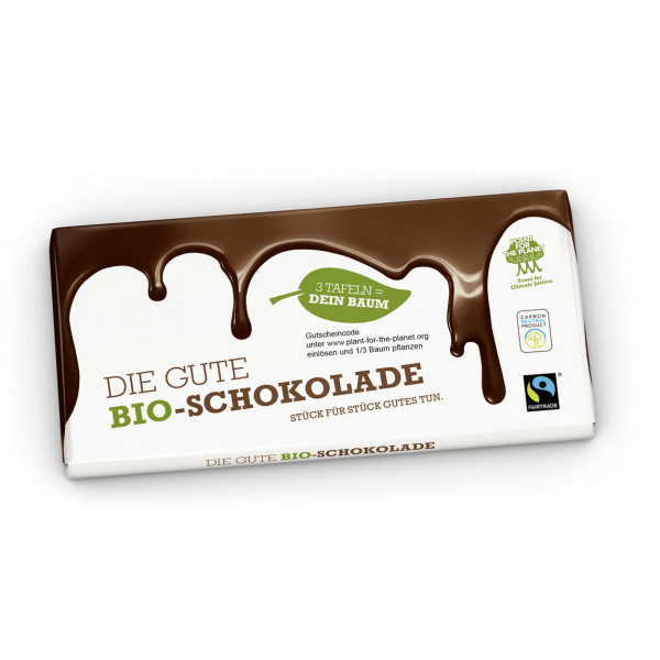 Die gute Bio-Schokolade von Plant-for-the-planet