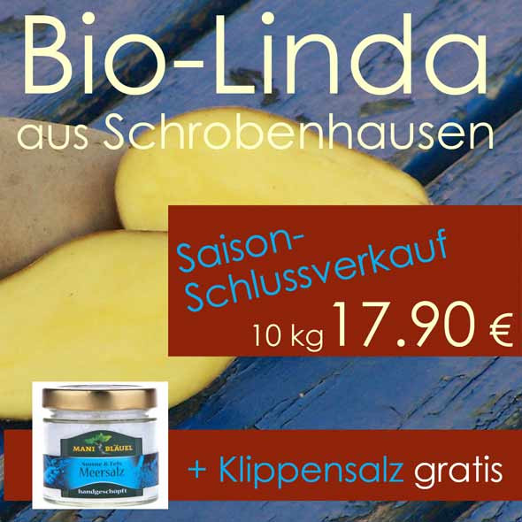 Aktion: Linda-Saisonschlußverkauf - Klippensalz gratis dazu