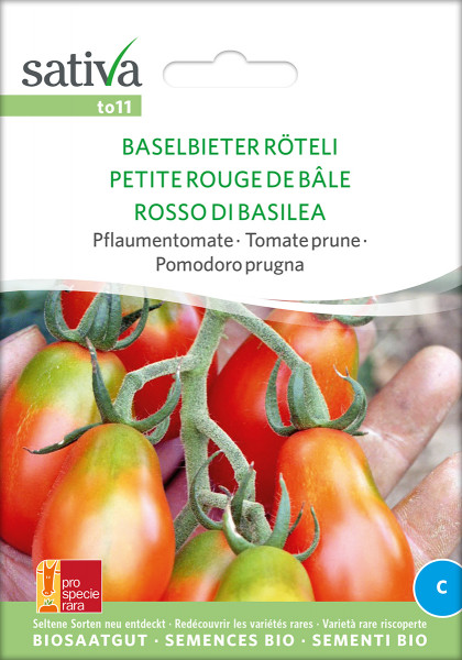 Tomate BASELBIETER RÖTELI (demeter - Saatgutrarität)