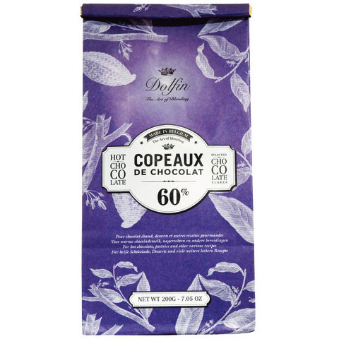 Copeaux de Chocolat, Schokolade-Flocken 60%