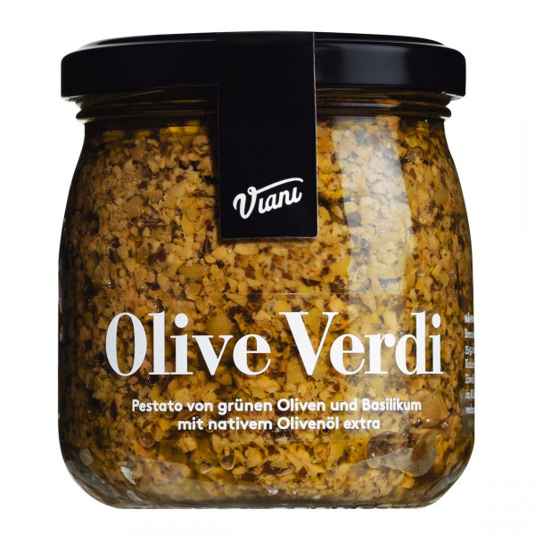 OLIVE VERDI - Pestato di olive verdi e basilico % MHD %