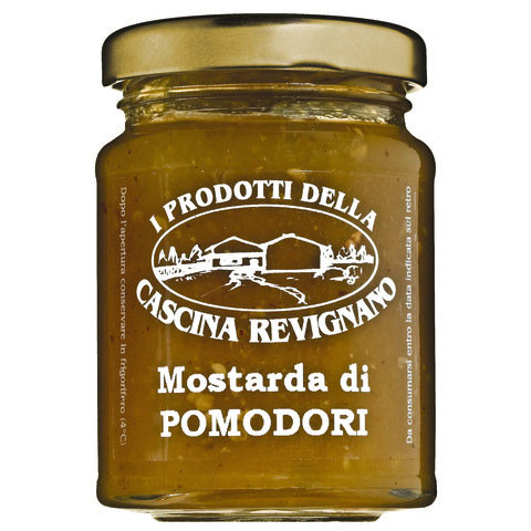 Mostarda di pomodori verdi, Grüne-Tomaten-Sauce für Käse