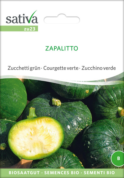 Zucchini rund Zapalitto (Biosaatgut - demeter)