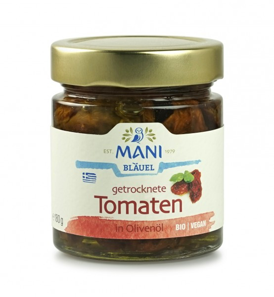 MANI - getrocknete Tomaten in Mani-Olivenöl (bio)