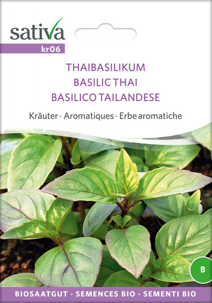 Basilikum, Thaibasilikum (Bio-Saatgut)