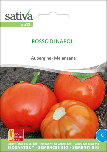 Aubergine ROSSO DI NAPOLI (Bio-Saatgut)