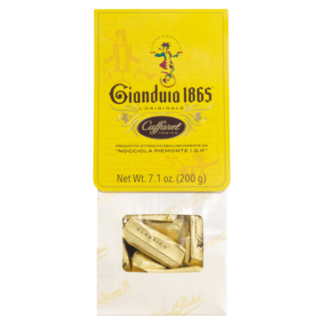 Gianduiotti Ballotin, Gianduia-Pralinen in Geschenkpackung
