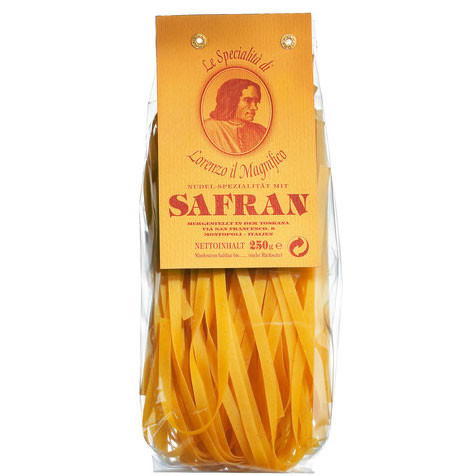 Tagliatelle/Linguine mit Safran, Hartweizengrießnudeln