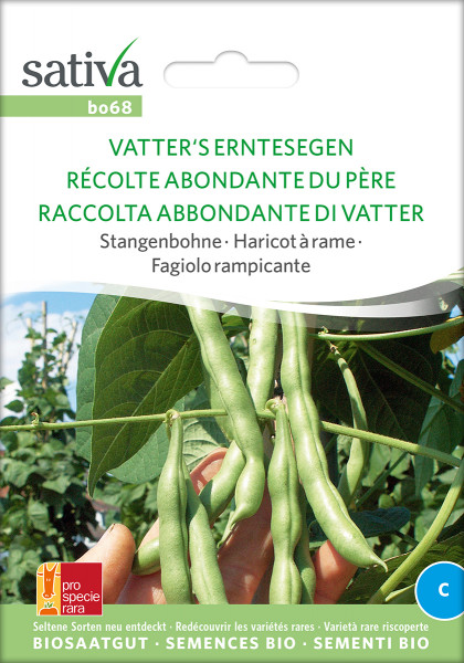 Stangenbohne VATTER'S ERNTESEGEN (Biosaatgut PSR)