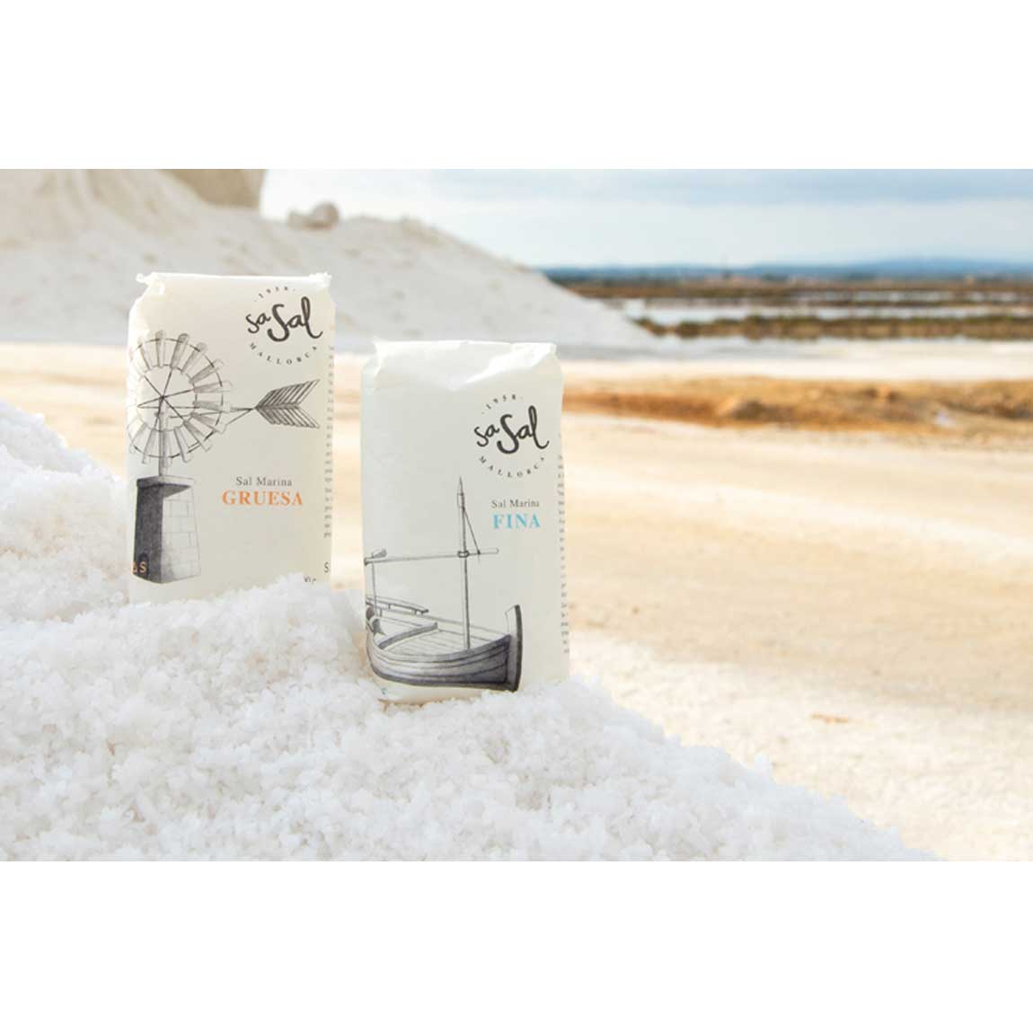 Fleur de Sel aus Mallorca mit 20 schwarzen Kalamata Oliven TARTUFFLI