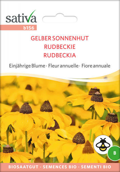 gelber Sonnenhut (Rudbeckia hirta) (Bio Saatgut)