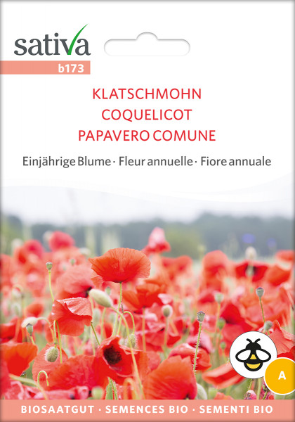 Klatschmohn (demeter-Biosaatgut)