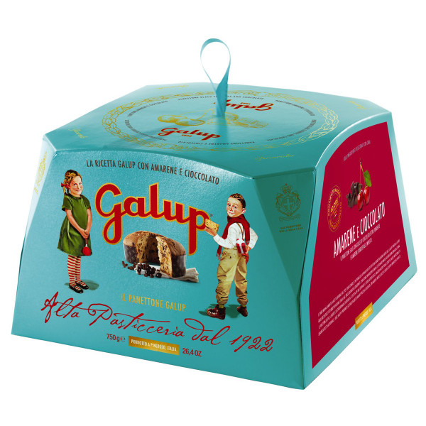 Astuccio Gran Galup Panettone amarena e cioccolato