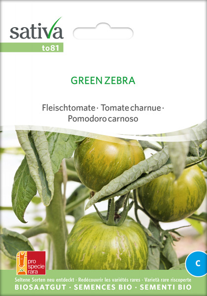 Tomate GREEN ZEBRA (demeter-Biosaatgut/ PSR)