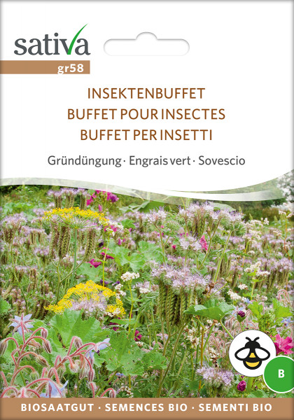Insektenbüffet (Bio-Saatgutmischung)