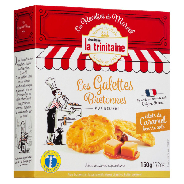 Galettes, bretonische Butterkekse mit Salzkaramel