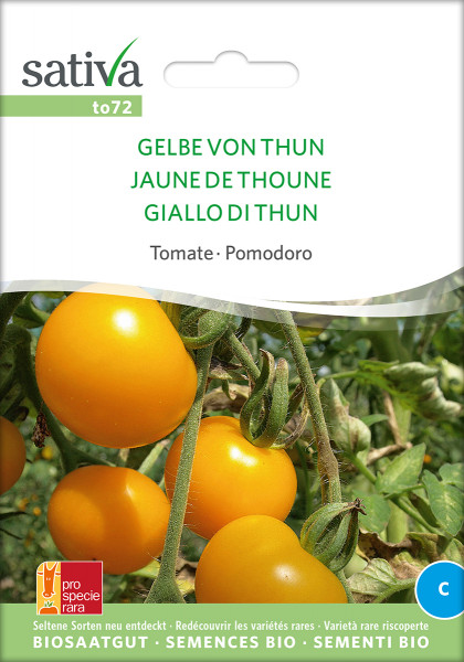 Tomate GELBE VON THUN (demeter-Raritätensaatgut/PSR)