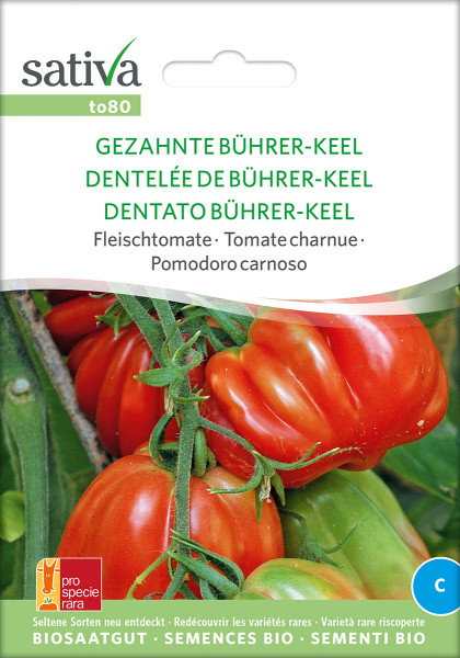 Tomate GEZAHNTE BÜHRER-KEEL (demeter-Raritätensaatgut/PSR)