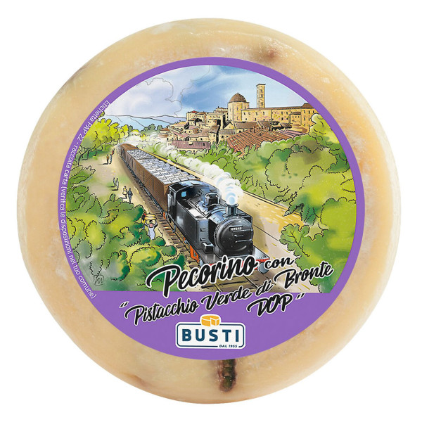 Pecorino mit Pistazien aus Bronte D.O.P.