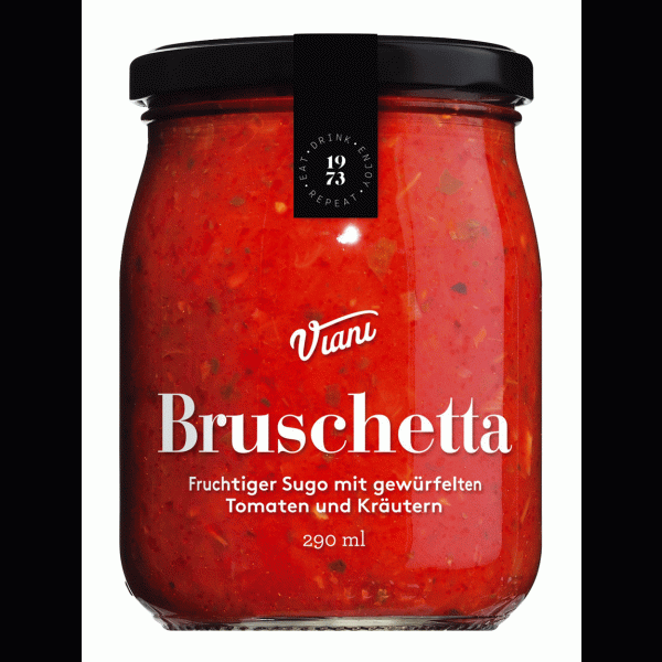 BRUSCHETTA - Sugo mit gewürfelten Tomaten, 280 ml
