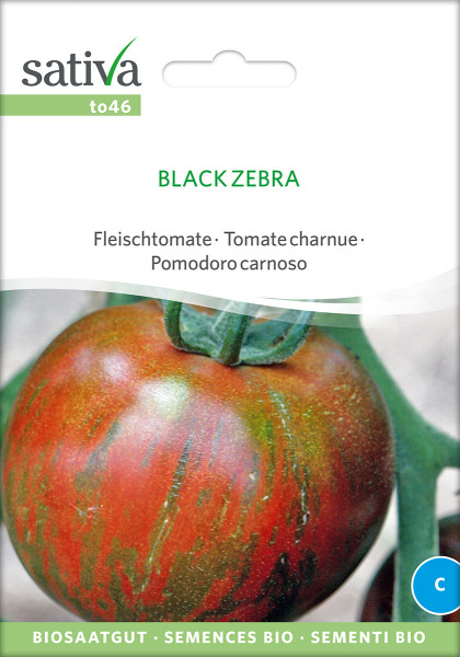 Tomate BLACK ZEBRA (demeter - Biosaatgut)