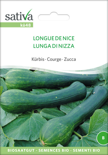 Kürbis LONGUE DE NICE (Bio-Saatgut)