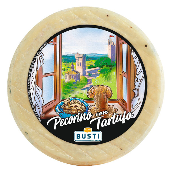 Schafkäse mit Trüffeln, Pecorino con tartufo, Toscana