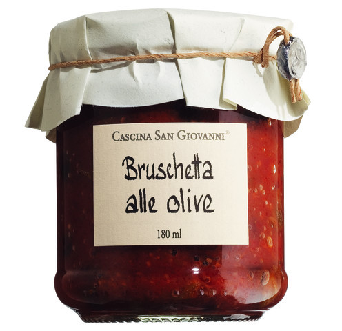 Bruschetta alle Olive, Tomatenaufstrich mit Oliven