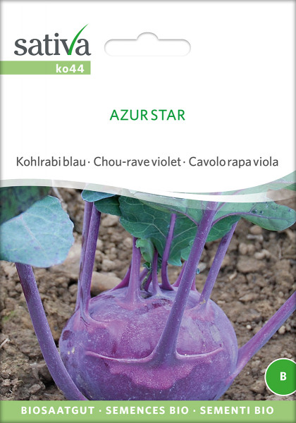 Kohlrabi 'AZUR STAR' (demeter-Biosaatgut)