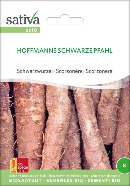 Schwarzwurzel 'HOFFMANN'S SCHWARZE PFAHL' (demeter-Biosaatgut)