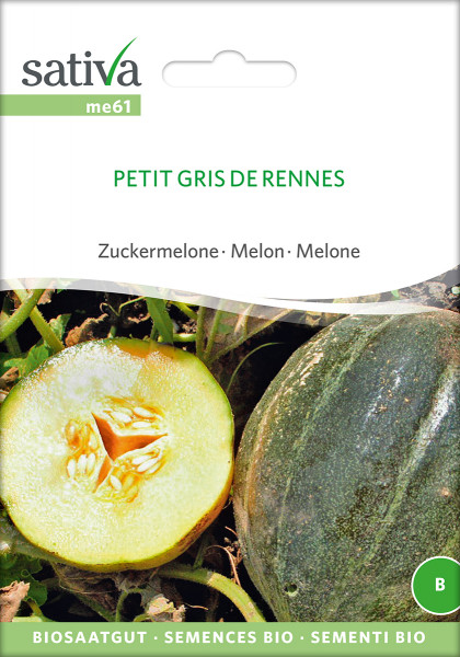 Melone 'PETIT GRIS DE RENNES' (Bio-Saatgut)