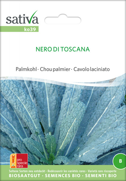 Grünkohl 'NERO DI TOSCANA' (demeter-Biosaatgut /PSR)