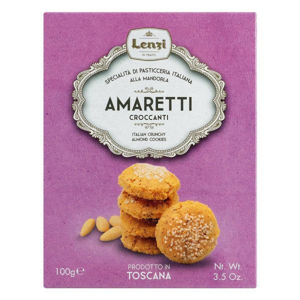 Knusprige Mandelmakronen, Amaretti croccanti alle mandorle, Toskana