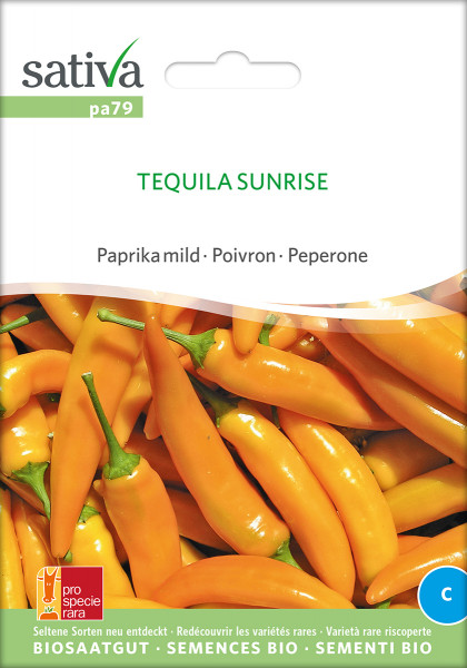 Paprika TEQUILLA SUNRISE (Saatgut demeter/PSR)