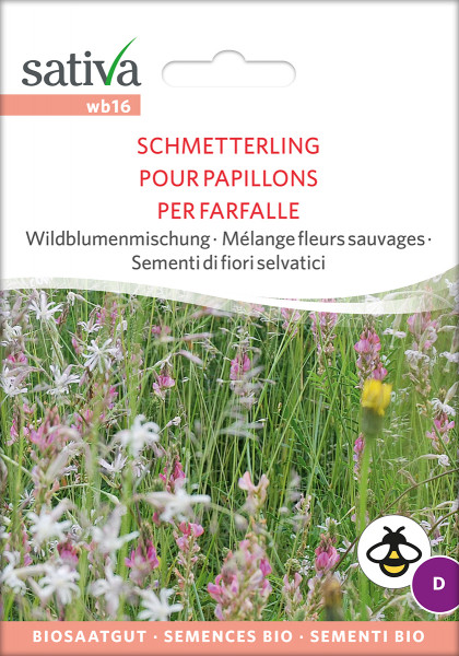 Wildblumenmischung SCHMETTERLING (Bio-Saatgut)