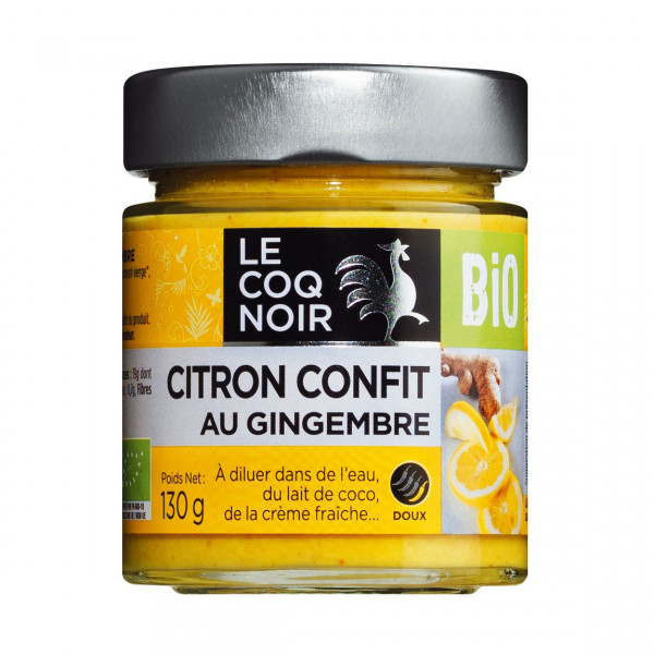 Citron confit, Zitronen-Ingwer-Gewürzpaste (bio)