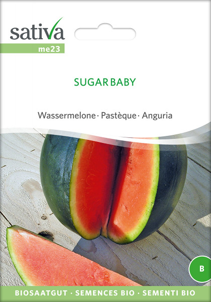 Wassermelone SUGAR BABY (Bio-Saatgut)