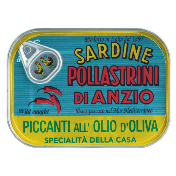 Pollastrini Sardine Piccante