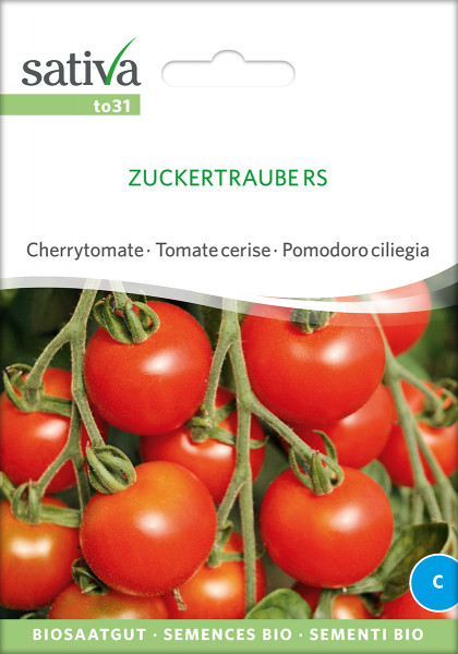 Cherrytomate ZUCKERTRAUBE (demeter-Biosaatgut)